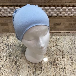 Baby Blue Hijab Under piece Cap Turban Hair Wrap